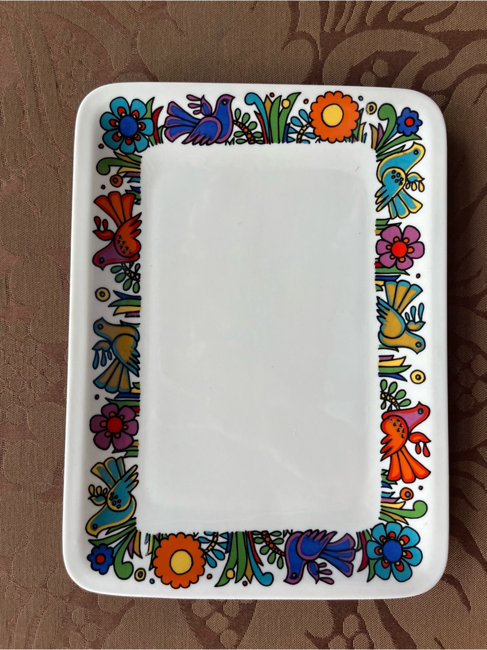 Villeroy & Boch small ceramic tray in mid century Acapulco pattern